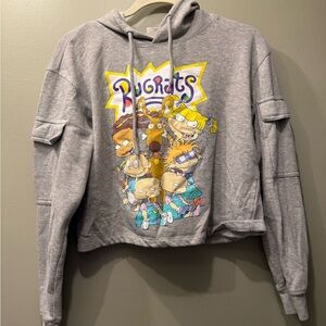 Gray Rugrats Graphic Hoodie